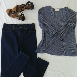 Lands End midrise Slim Jeans